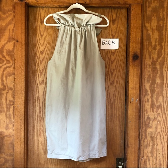 Liz Claiborne Paper Bag Dress Tan 6 - Picture 4 of 14